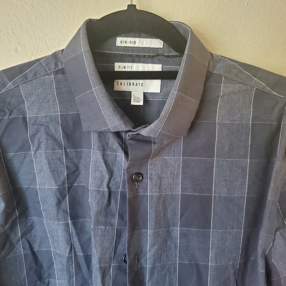 calibrate slim fit dress shirt